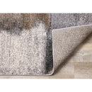  Kalora Interiors Breeze Blue Grey Simple Patches Rug, 5'3" x 7'7" IMAGE 6