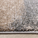  Kalora Interiors Breeze Blue Grey Simple Patches Rug, 5'3" x 7'7" IMAGE 9