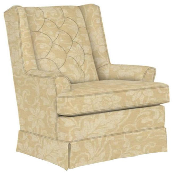 Best Home Furnishings Nikole Swivel Glider Fabric Chair 7167-28219 IMAGE 1