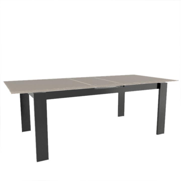 Canadel Downtown Dining Table with Glass Top GRE04072WB05MDCN1 IMAGE 2