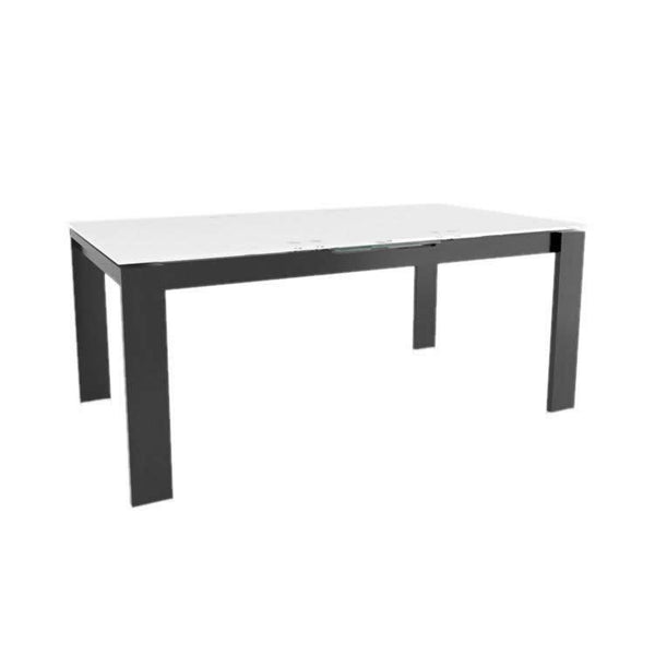 Canadel Downtown Dining Table with Glass Top GRE04072WH34MDCN1 IMAGE 1