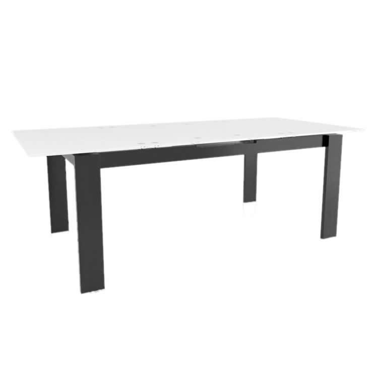 Canadel Downtown Dining Table with Glass Top GRE04072WH34MDCN1 IMAGE 2