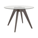 Canadel Round Downtown Dining Table with Glass Top GRN04242CL29MDQNF/BAS01005NA29MDQ IMAGE 1