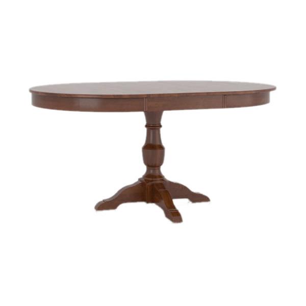 Canadel Round Canadel Dining Table with Pedestal Base TRN042422828MXPD1/BAS01000NA28MXP IMAGE 1
