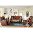 Best Home Furnishings Lucas Swivel Glider Leather Recliner 6M55LU-73254L IMAGE 3