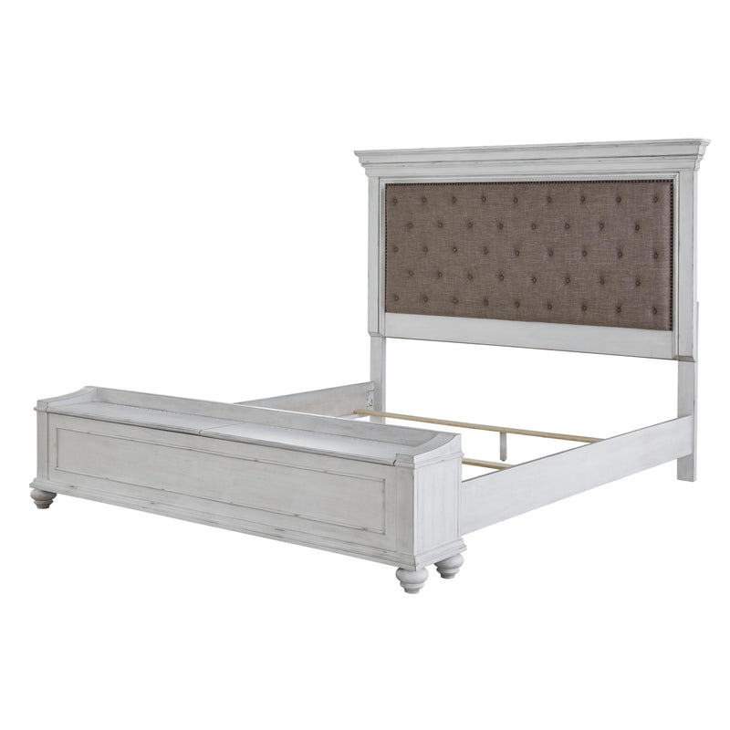 Benchcraft Kanwyn California King Upholstered Panel Bed with Storage B777-158/B777-56S/B777-94 IMAGE 3