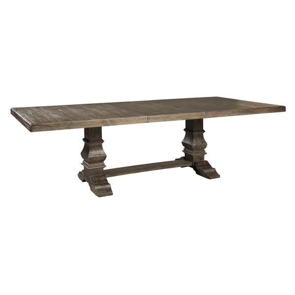 Signature Design by Ashley Wyndahl Dining table with Trestle Base D813-55T/D813-55B IMAGE 1