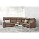  Elran Kendall Power Reclining 5 pc Sectional Kendall 4058-ECOP 5 pc Power Sectional IMAGE 2