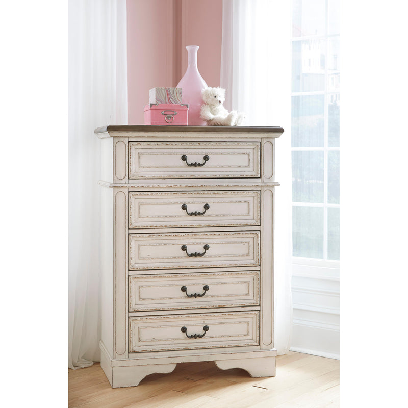 Signature Design by Ashley Realyn 5-Drawer Kids Chest B743-45 IMAGE 4