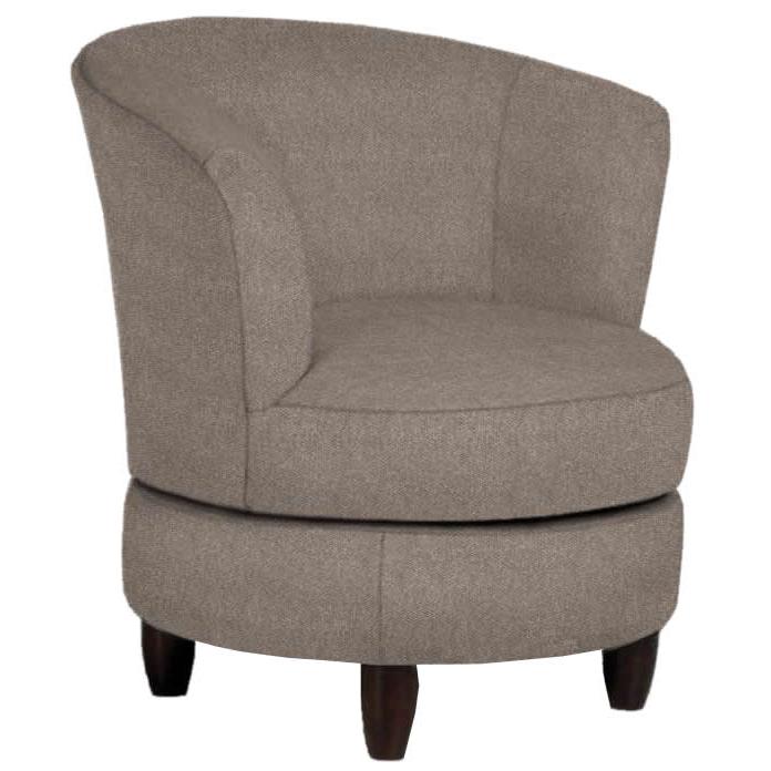 Best Home Furnishings Palmona Swivel Fabric Accent Chair 2948E 20953B IMAGE 1