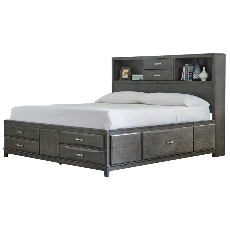Signature Design by Ashley Caitbrook King Bookcase Bed with Storage B476-69/B476-66/B476-99 IMAGE 1