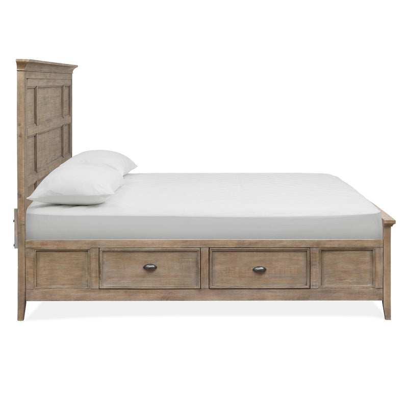 Magnussen Paxton Place California King Panel Bed with Storage B4805-64F/B4805-64H/B4805-74B IMAGE 2