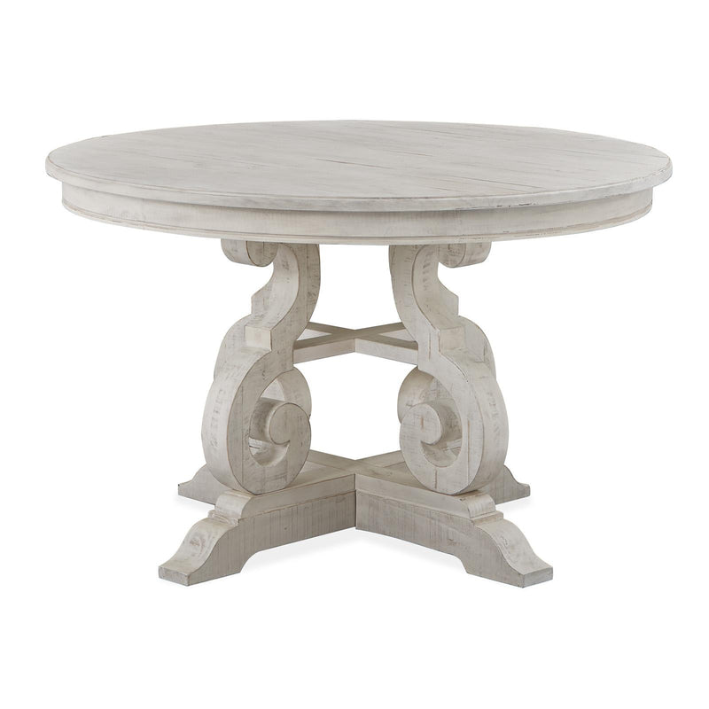 Magnussen Round Bronwyn Dining Table with Pedestal Base D4436-22B/D4436-22T IMAGE 4
