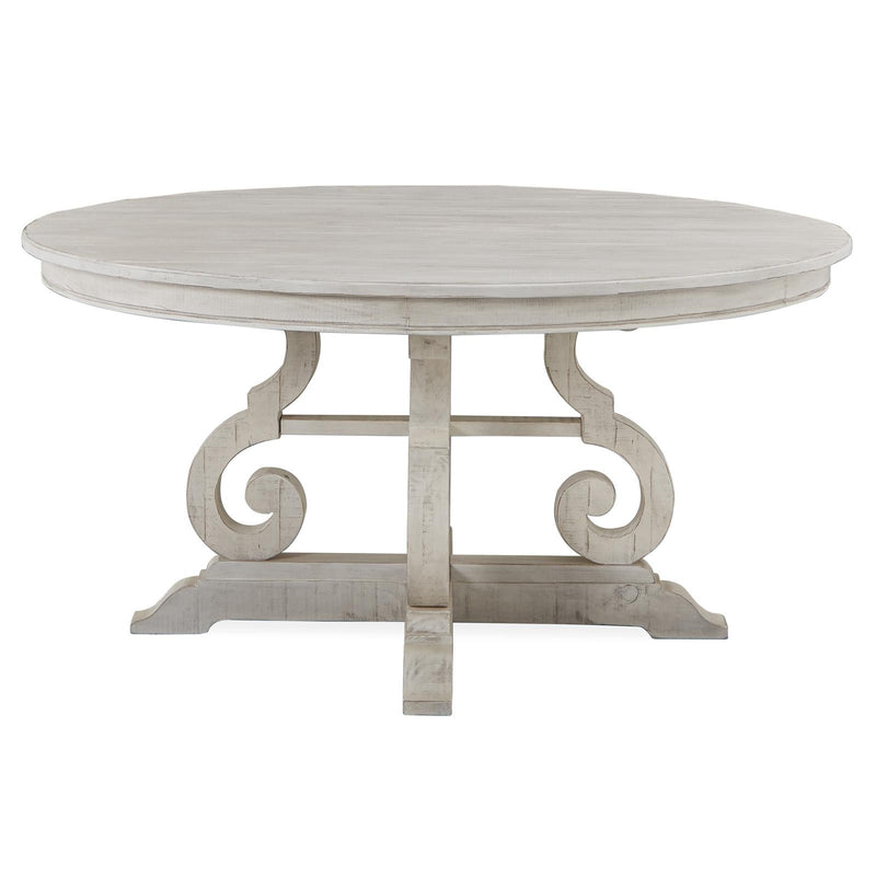 Magnussen Round Bronwyn Dining Table with Pedestal Base D4436-23B/D4436-23T IMAGE 3
