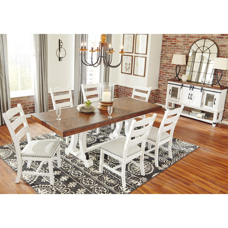 Signature Design by Ashley Valebeck Dining Table with Trestle Base D546-35 IMAGE 5