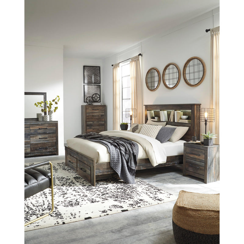 Signature Design by Ashley Drystan Queen Bookcase Bed with Storage B211-65/B211-54S/B211-96 IMAGE 8