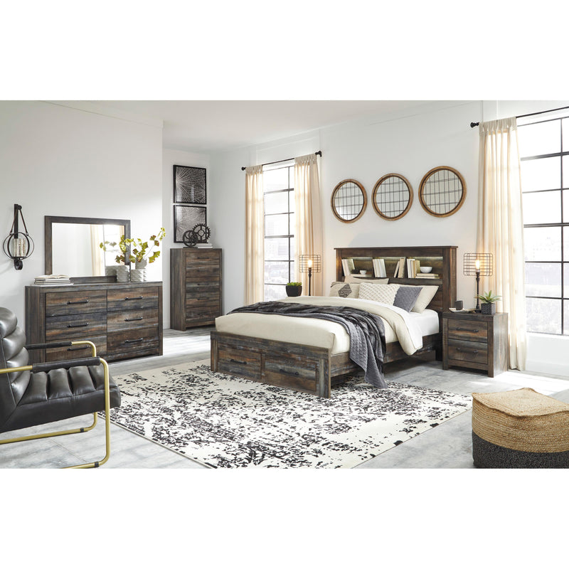 Signature Design by Ashley Drystan Queen Bookcase Bed with Storage B211-65/B211-54S/B211-96 IMAGE 9