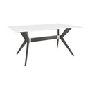 Canadel Downtown Dining Table with Glass Top GRE03866WH59MDPNF/BAS02002NA59MDP IMAGE 1