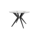 Canadel Round Downtown Dining Table with Glass Top GRN04242CL63MDPNF/BAS01005NA63MDP IMAGE 1