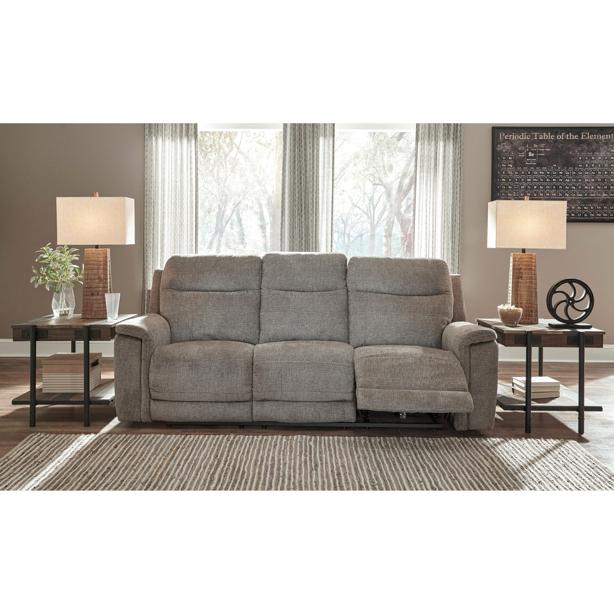 Mouttrie smoke power reclining sofa sale