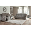 Signature Design by Ashley Mouttrie Power Reclining Fabric Loveseat 7320518 IMAGE 9