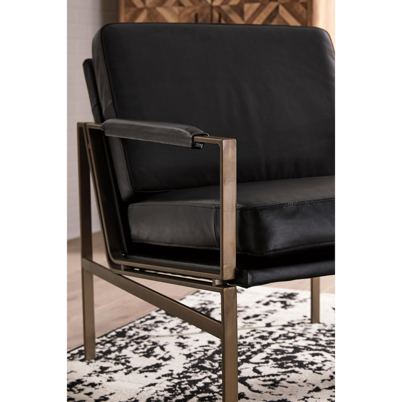 Signature Design by Ashley Puckman Stationary Leather Accent Chair A3000192 IMAGE 5