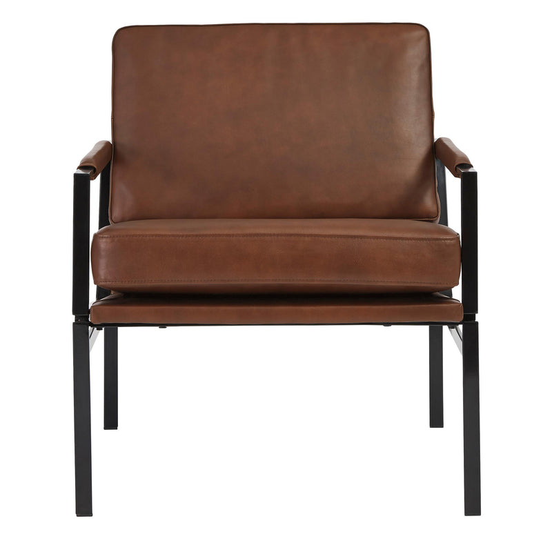 Signature Design by Ashley Puckman Stationary Leather Accent Chair A3000193 IMAGE 2