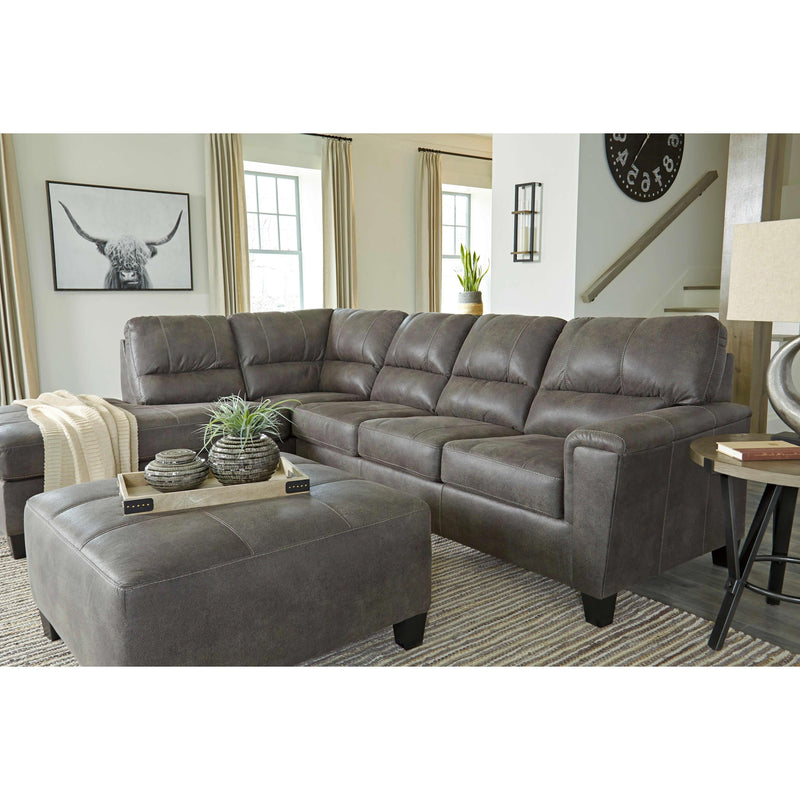 Signature Design by Ashley Navi Leather Look 2 pc Sectional 9400216/9400267 IMAGE 4