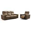  Elran Colton Power Reclining Leather Match Sofa Colton 4081 Reclining Sofa IMAGE 2