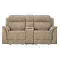  Signature Design by Ashley Next-Gen DuraPella 5930218 Power Reclining Loveseat with Console and Adjustable Headrest IMAGE 1