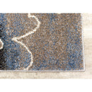  Kalora Interiors Breeze Blue Cream Black Poppies Rug, 5'3" x 7'7" IMAGE 3