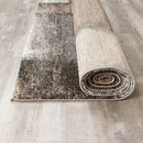  Kalora Interiors Breeze Blue Grey Simple Patches Rug, 2'0" x 7'7" IMAGE 8