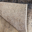  Kalora Interiors Breeze Cream Blue Brown Urban Rift Rug, 5'3" x 7'7" IMAGE 9