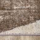  Kalora Interiors Breeze Cream Brown Grey Robust Triangle Rug, 5'3" x 7'7" IMAGE 8
