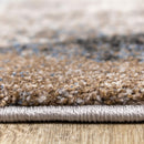 Kalora Interiors Breeze Cream Brown Grey Robust Triangle Rug, 7'10" x 10'6" IMAGE 7