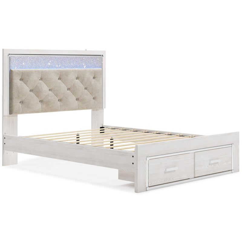 Signature Design by Ashley Altyra Queen Upholstered Panel Bed with Storage B2640-57/B2640-54S/B2640-95 IMAGE 5