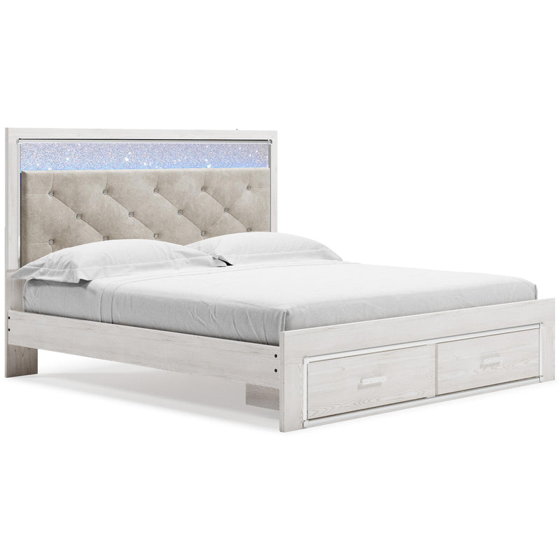 Signature Design by Ashley Altyra King Upholstered Panel Bed with Storage B2640-58/B2640-56S/B2640-95 IMAGE 1