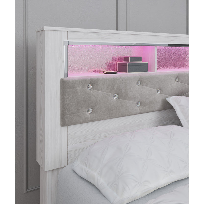 Signature Design by Ashley Altyra Queen Upholstered Bookcase Bed with Storage B2640-65/B2640-54S/B2640-95 IMAGE 7