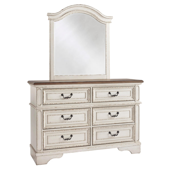Signature Design by Ashley Realyn 6-Drawer Kids Dresser with Mirror B743-21/B743-26 IMAGE 1