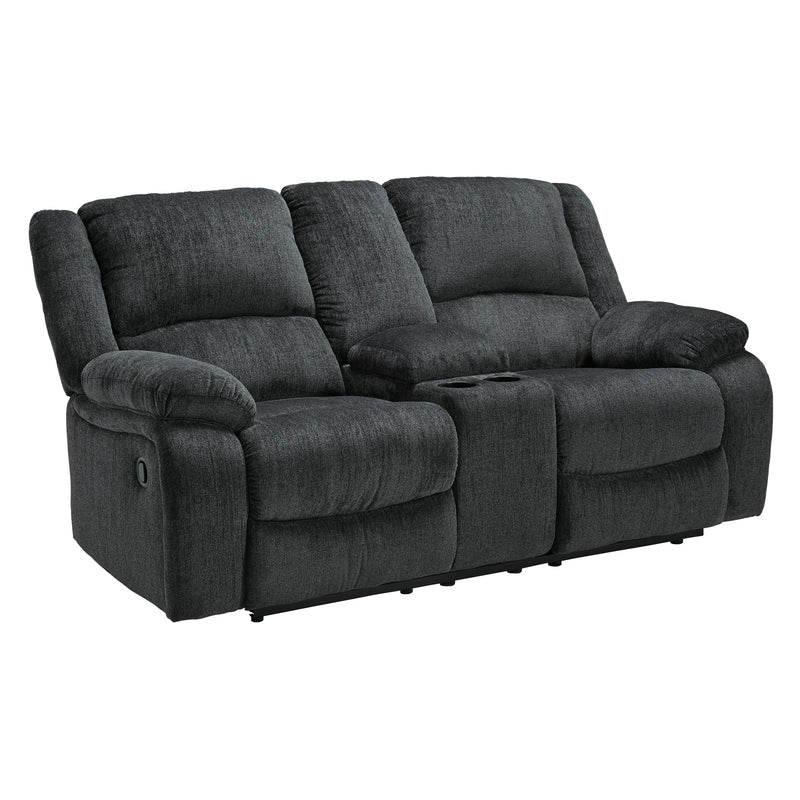 Signature Design by Ashley Draycoll Reclining Fabric Loveseat 7650494C IMAGE 2