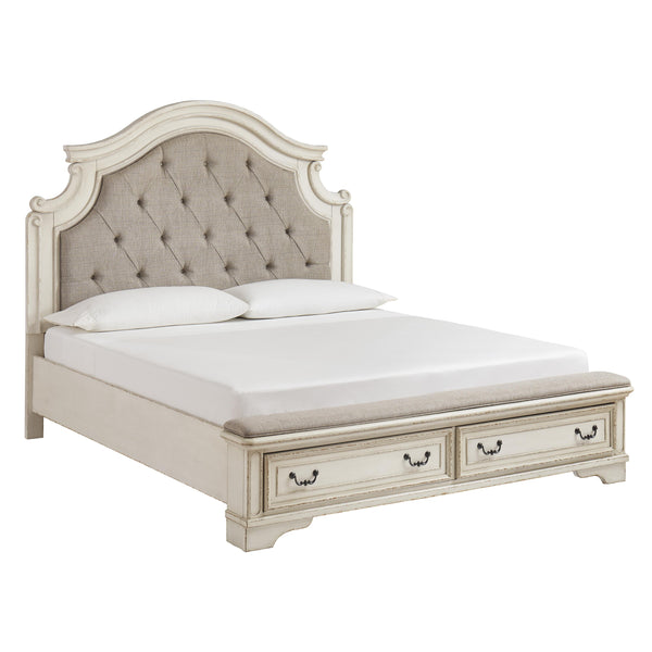 Signature Design by Ashley Realyn California King Upholstered Panel Bed B743-58/B743-56S/B743-194 IMAGE 1