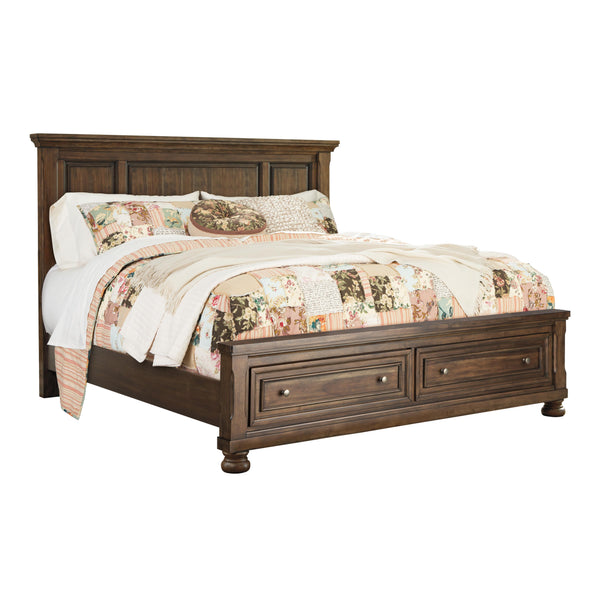 Signature Design by Ashley Flynnter Queen Panel Bed with Storage B719-57/B719-74/B719-98 IMAGE 1