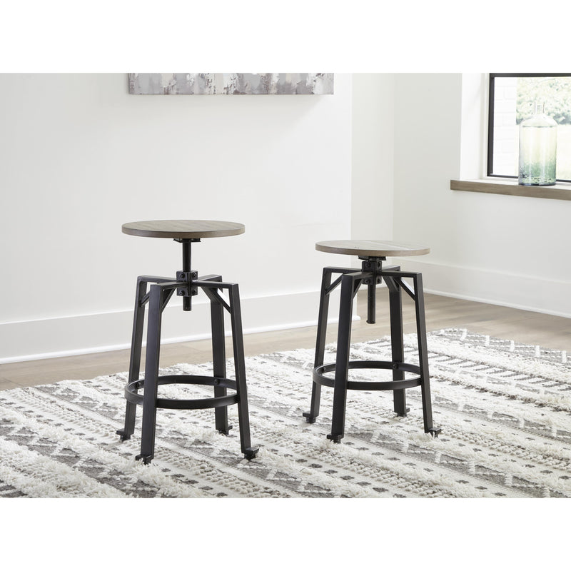 Signature Design by Ashley Lesterton Adjustable Height Stool D334-024 IMAGE 3