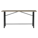 Signature Design by Ashley Lesterton Counter Height Dining Table with Trestle Base D334-52 IMAGE 2