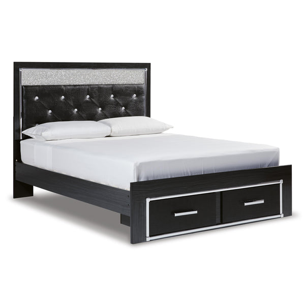 Signature Design by Ashley Kaydell Queen Upholstered Panel Bed with Storage B1420-157/B1420-54S/B1420-96 IMAGE 1