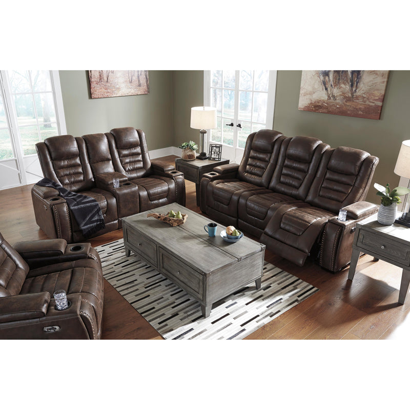 Signature Design by Ashley Game Zone 3850115C Power Reclining Sofa wit