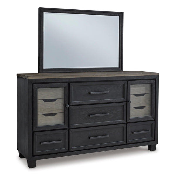 Signature Design by Ashley Foyland 4-Drawer Dresser with Mirror B989-31/B989-36 IMAGE 1