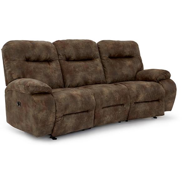 Best Home Furnishings Arial Reclining Fabric Sofa Arial U660RZ4 Reclining Sofa - Driftwood IMAGE 1