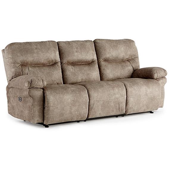 Best Home Furnishings Leya Reclining Fabric Sofa Leya S670RZ4 Reclining Sofa - Paloma Grey IMAGE 1