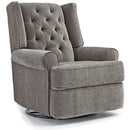 Best Home Furnishings Kendra Swivel Glider Fabric Recliner Kendra 5NI85 Swivel Glider Recliner - Ecru IMAGE 1